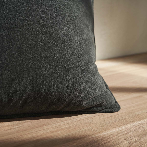 Διακοσμητική Μαξιλαροθήκη Βελουτέ (43x43) Gofis Home Ernesta Black Board 137/14