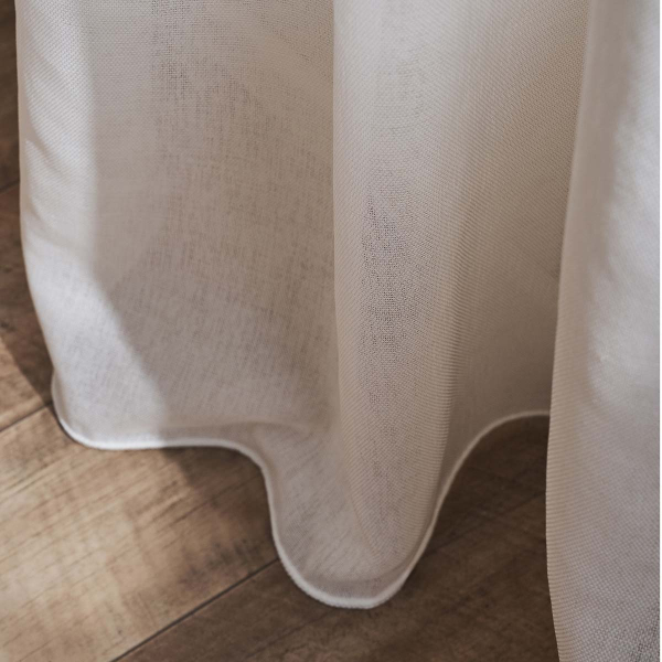 Κουρτίνα (140x295) Με Τρέσα Gofis Home Maisy White 507/05