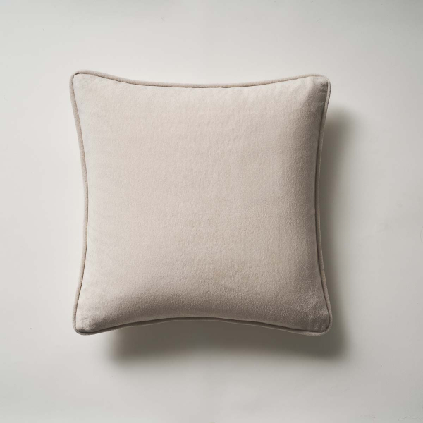 Διακοσμητική Μαξιλαροθήκη Βελουτέ (43x43) Gofis Home Ernesta Beige 137/05