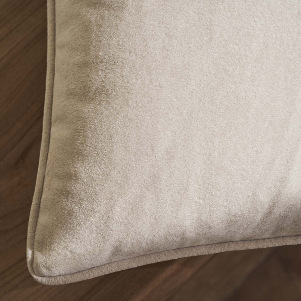 Διακοσμητική Μαξιλαροθήκη Βελουτέ (43x43) Gofis Home Ernesta Beige 137/05