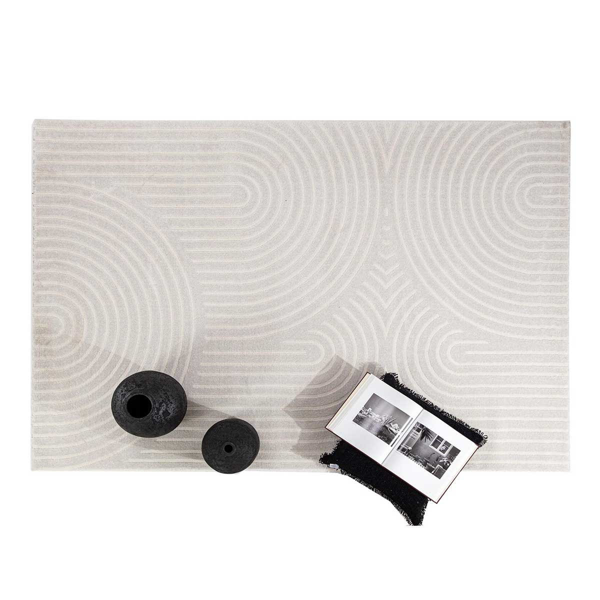 Χαλί (200X290) Royal Carpet Organic 565 Cream Home Χαλιά Σαλονιού Spitishop