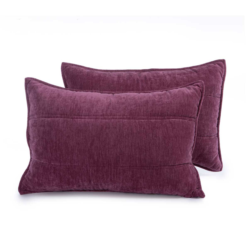 Ζεύγος Μαξιλαροθήκες Καπιτονέ (52x72) Nef-Nef Homeware Premium Paradise Rose