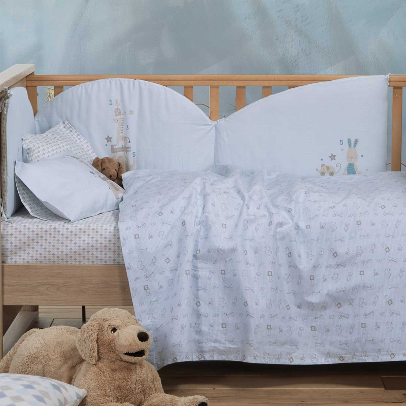 Πάντα Κούνιας (187x40) 2 Όψεων Nef-Nef Homeware Baby Favorite Toys