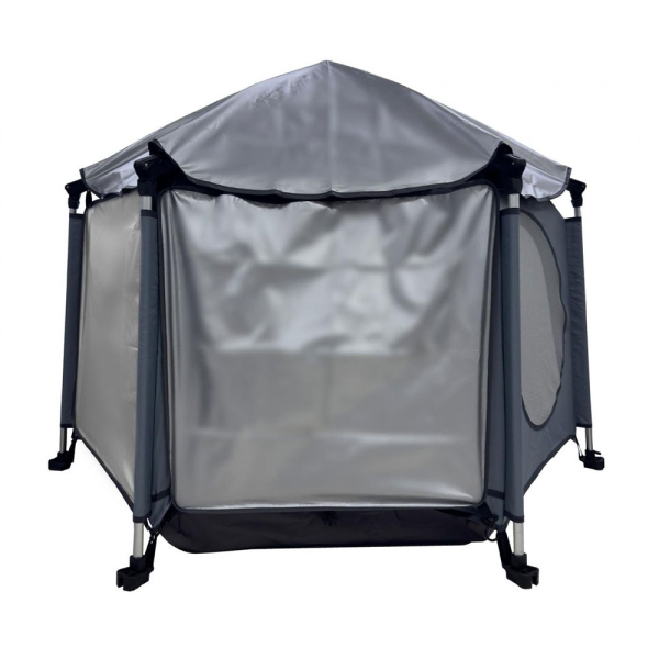 Πάρκο Με Κάλυμμα UV Dreambaby Blue/Gray BR78585