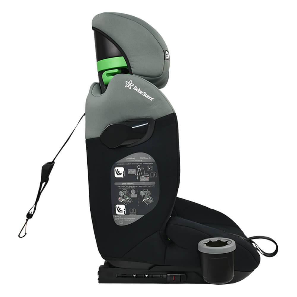 Κάθισμα Αυτοκινήτου Isofix (76-150Εκ Ύψος) Bebe Stars Compass I-Size Olive 935-176 Home Βρεφικά Καθίσματα Spitishop
