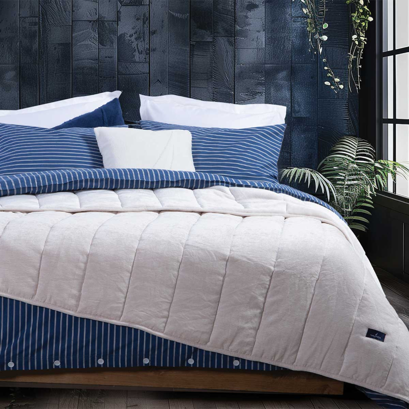 Λεπτό Πάπλωμα Υπέρδιπλο (220x240) Nautica By Nef-Nef Homeware Nau Coast Ecru