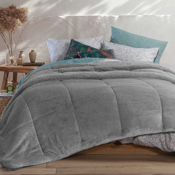 Κουβερτοπάπλωμα Μονό (160x220) Nef-Nef Homeware Singular 24 Grey