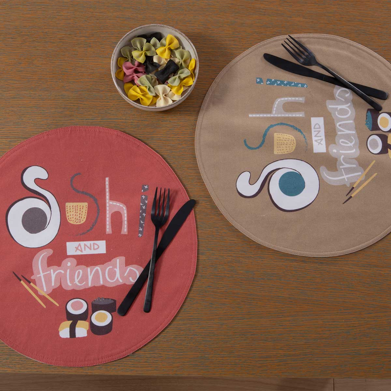 Σουπλά 2 Όψεων (Φ38) Nef-Nef Homeware Sushi