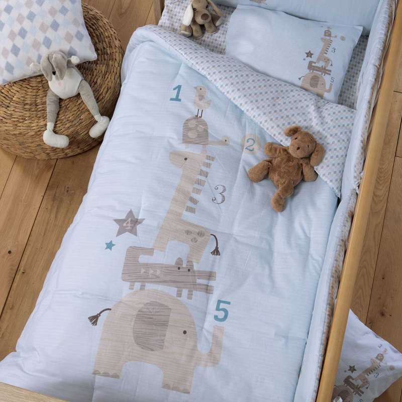 Πάπλωμα Κούνιας (110x140) 2 Όψεων Nef-Nef Homeware Baby Favorite Toys