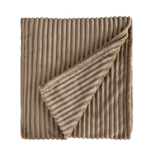 Ριχτάρι Καναπέ Διθέσιου Fleece (180x250) Kentia Versus Sergio 43 Brown