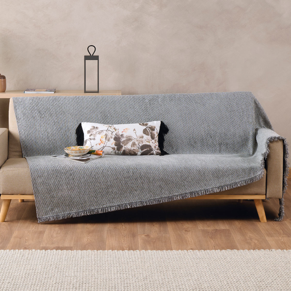 Ριχτάρι Καναπέ Τριθέσιου (180x300) Kentia Stylish Tura 24 Grey