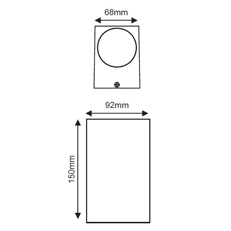 Σποτ Εξωτερικού Χώρου Aca Vita Lg2204Gu10R Rust Home Φωτιστικά - Κήπου Spitishop
