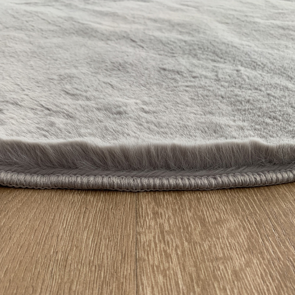 Χαλί Γούνινο (133x190) Anna Riska Felicity Silver Grey