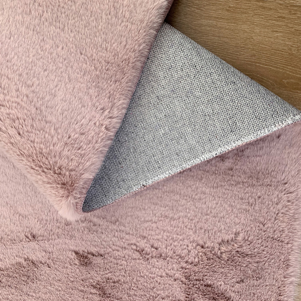 Στρογγυλό Χαλί Γούνινο (Φ160) Anna Riska Felicity Blush Pink