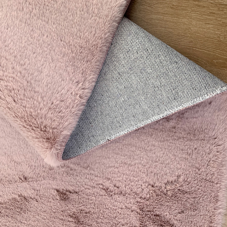 Χαλιά Κρεβατοκάμαρας Γούνινα (Σετ 3Τμχ) Anna Riska Felicity Blush Pink Home Σετ Spitishop