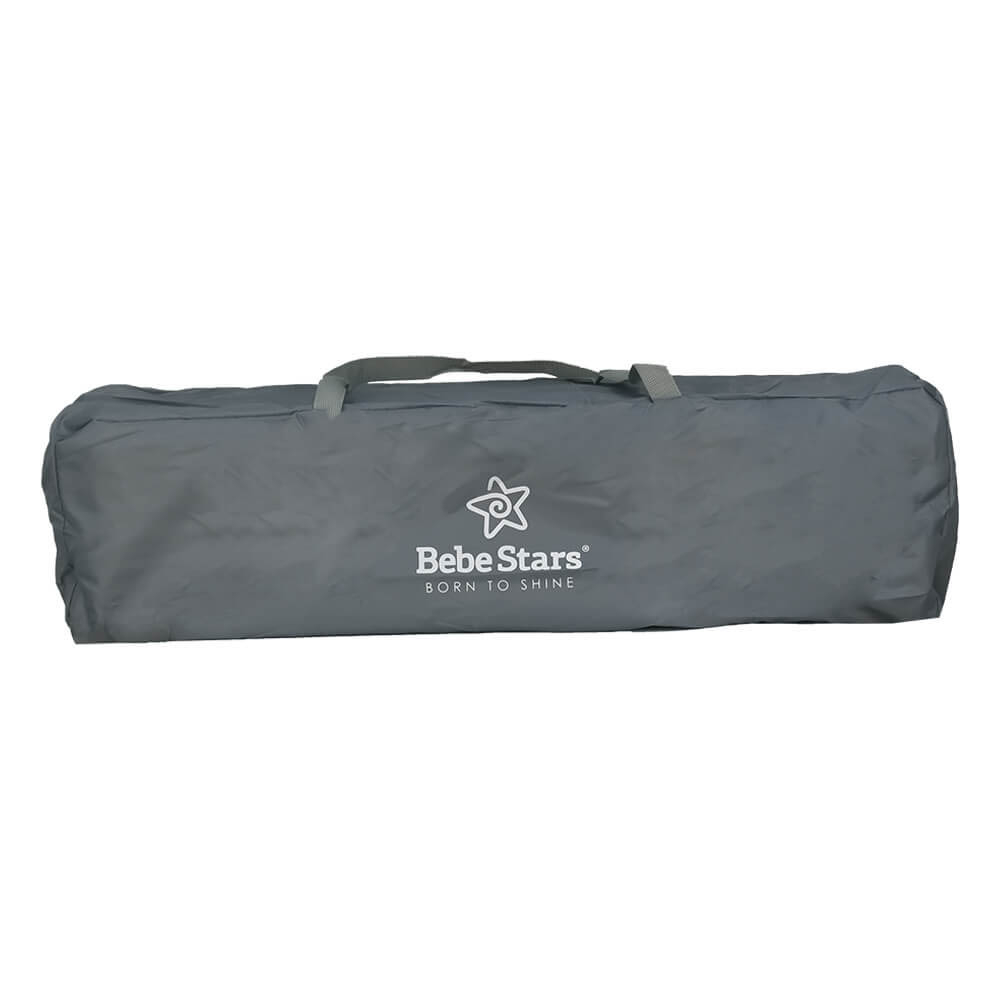 Παρκοκρέβατο (0+ Μηνών Έως 15Kg) Bebe Stars Sunshine Grey 883-186 Home Βρεφικά Παρκοκρέβατα Μωρού Spitishop