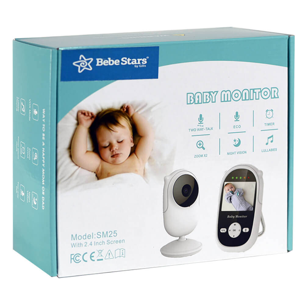 Ενδοεπικοινωνία Μωρού με Κάμερα Ήχο Bebe Stars 9500 Home Βρεφικά Ενδοεπικοινωνίες Spitishop