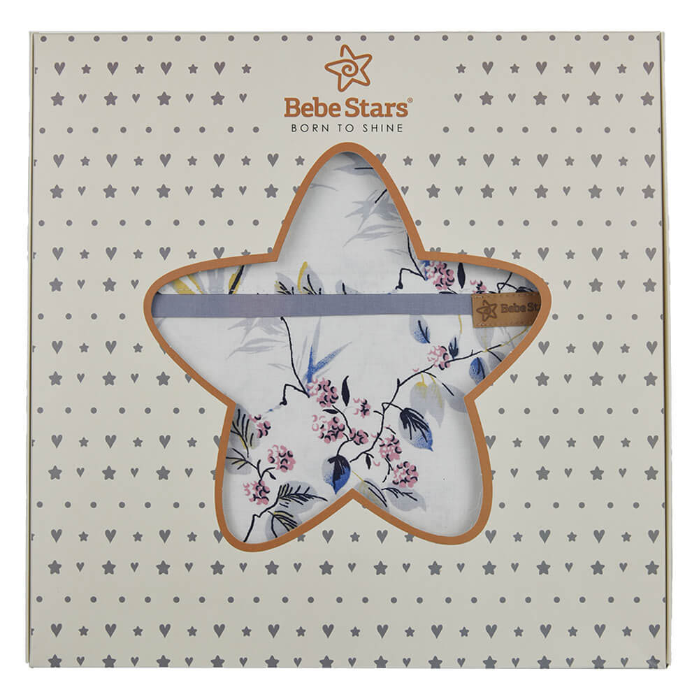 Σεντόνια Κούνιας (Σετ) Bebe Stars Bird 201-186 Home Βρεφικά Προίκα Μωρού Spitishop
