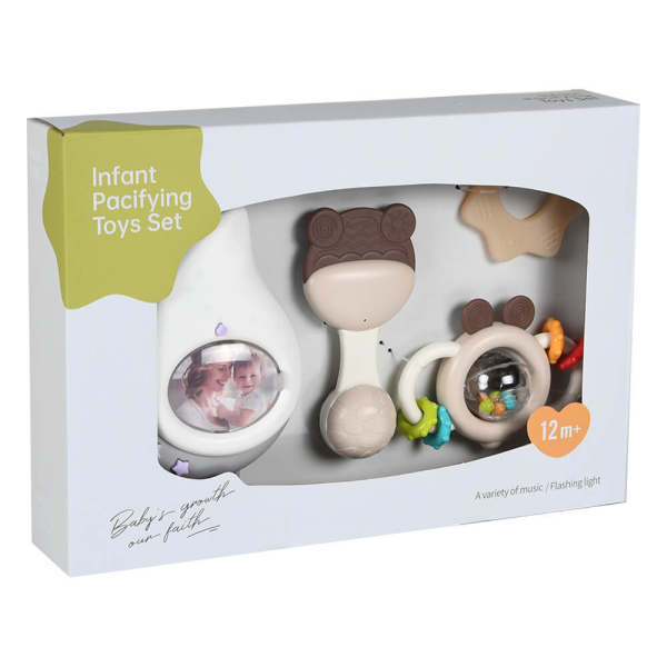 Σετ Δώρου Για Μωρά 4τμχ Bebe Stars Teddy Bear Dream Melody 60-100