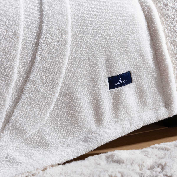 Κουβέρτα Καναπέ Fleece (130x180) Nautica By Nef-Nef Homeware Nau Coast Ecru