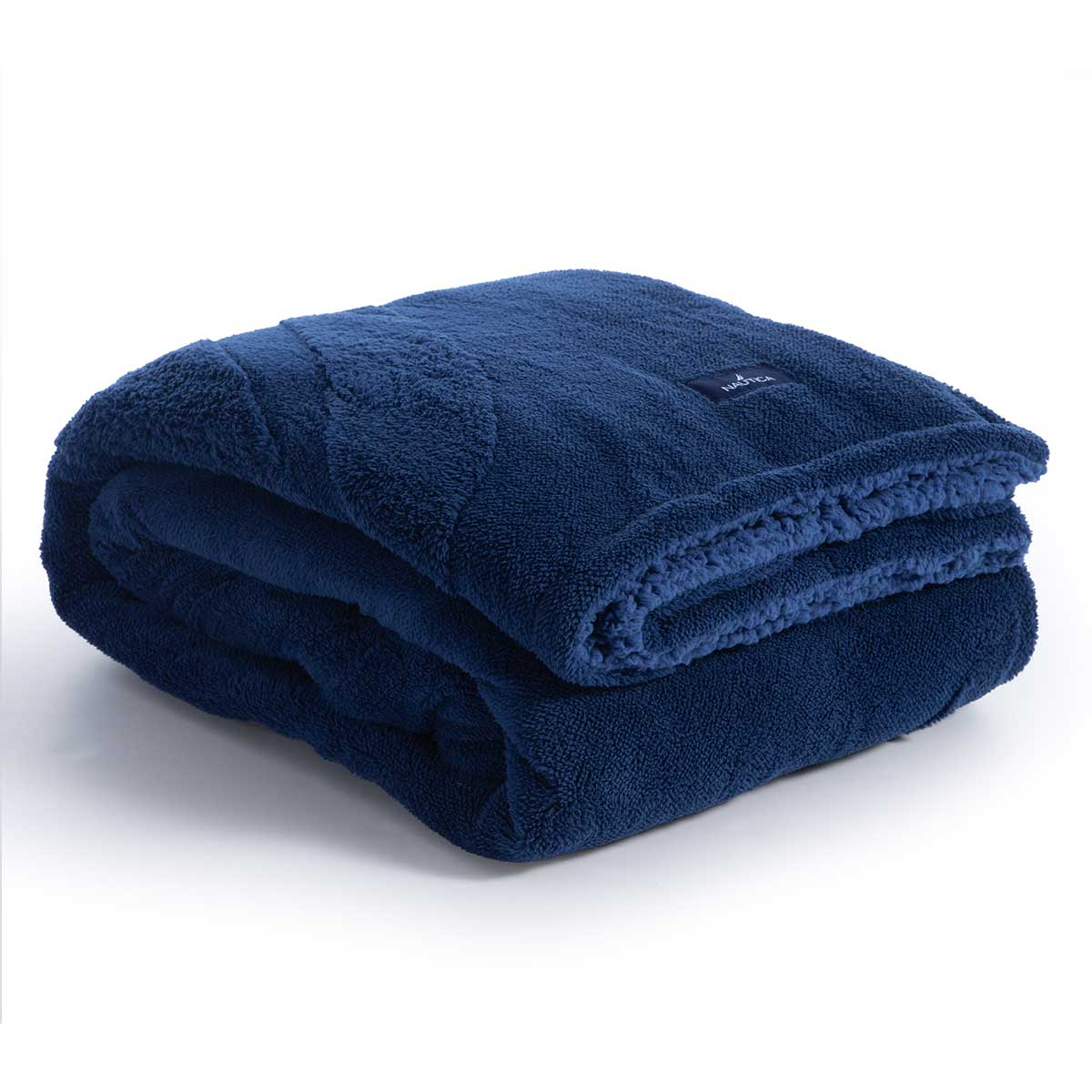 Κουβέρτα Καναπέ Fleece (130X180) Nautica By Nef-Nef Homeware Nau Coast True Navy Home Λευκά Είδη Σαλονιού Κουβέρτες Spitishop
