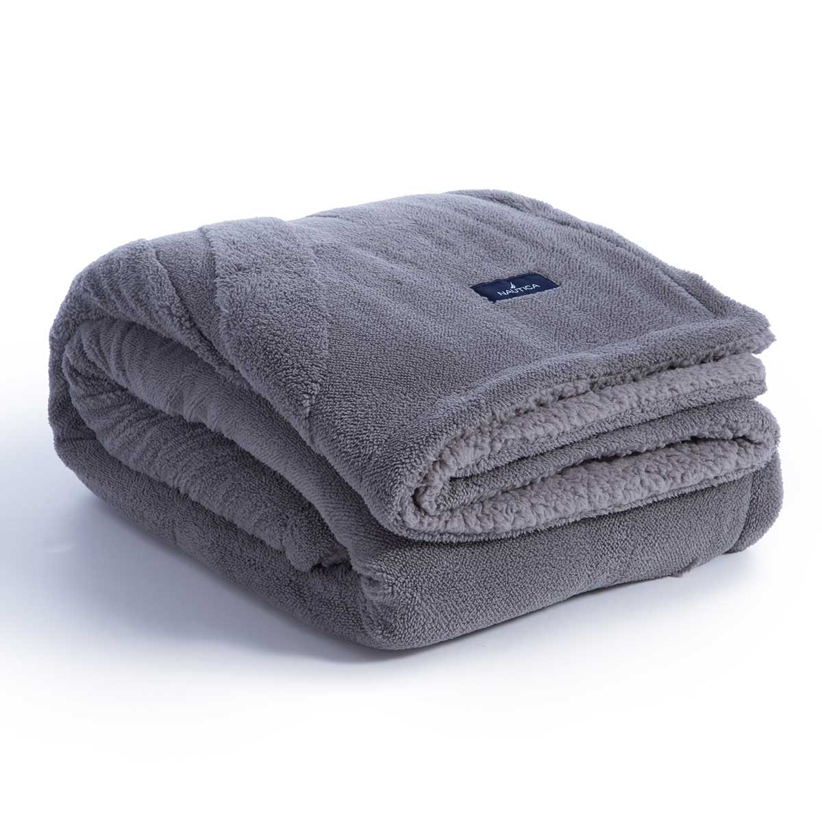 Κουβέρτα Καναπέ Fleece (130X180) Nautica By Nef-Nef Homeware Nau Coast Grey Home Λευκά Είδη Σαλονιού Κουβέρτες Spitishop
