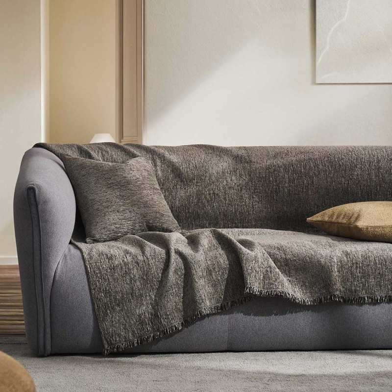 Ριχτάρι Καναπέ Τετραθέσιου (180x350) Gofis Home Yrsa Greige 141/22