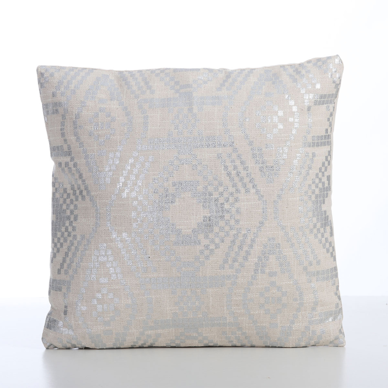 Διακοσμητικό Μαξιλάρι (45x45) Nef-Nef Homeware Glam Silver