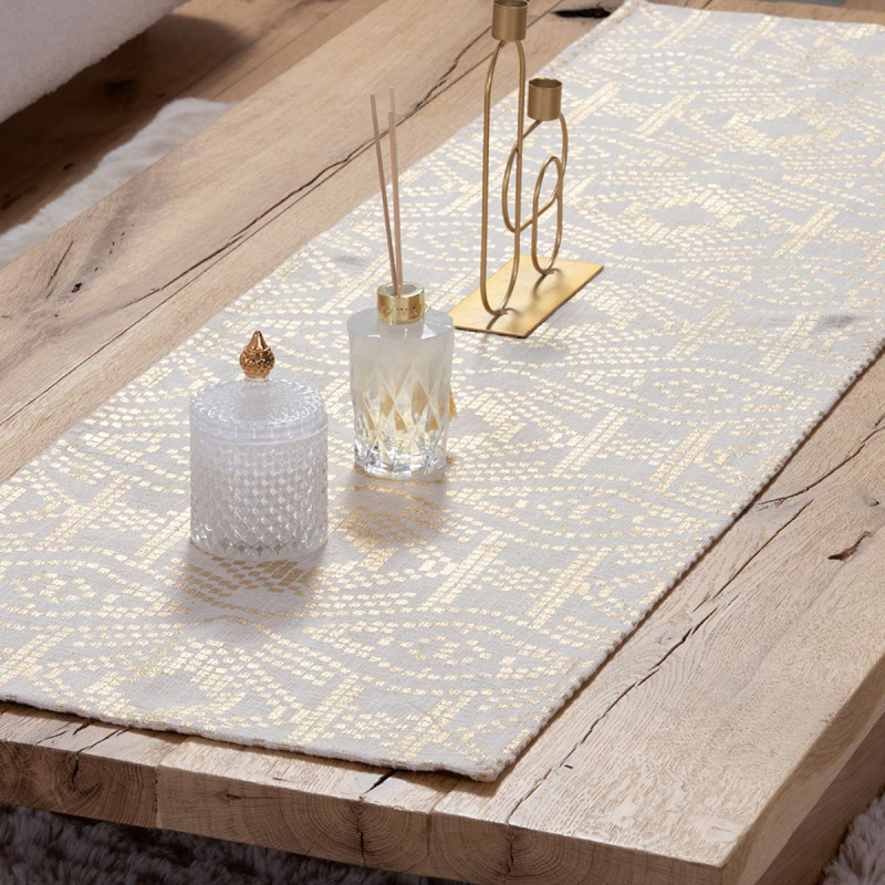 Τραβέρσα (45x150) Nef-Nef Homeware Glam Gold