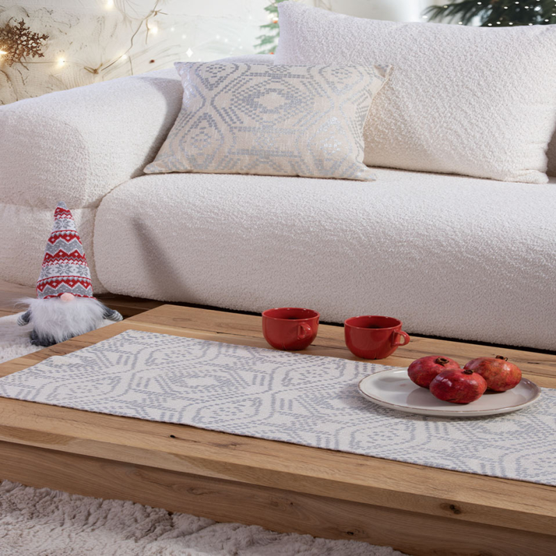 Τραβέρσα (45x150) Nef-Nef Homeware Glam Silver