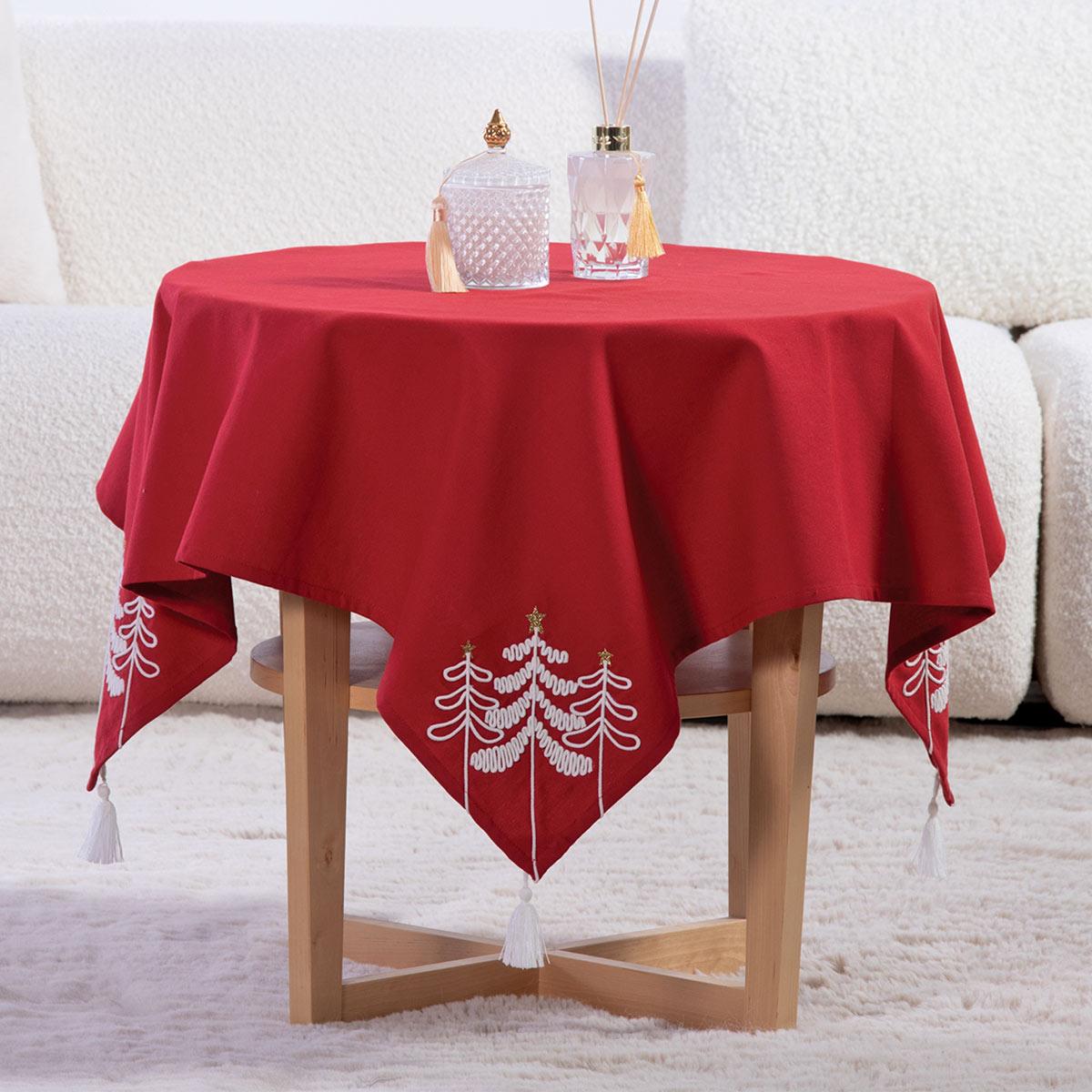 Nef - Nef Homeware Χριστουγεννιάτικο Καρέ (100x100) Nef-Nef Elegant Christmas