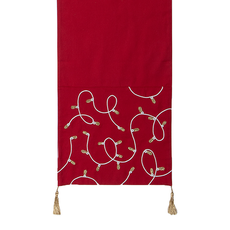 Χριστουγεννιάτικη Τραβέρσα (33X150) Nef-Nef Homeware Elegant Christmas Lights Home Χριστουγεννιάτικα Χριστουγεννιάτικες Τραβέρσες Spitishop