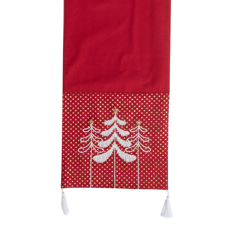 Χριστουγεννιάτικη Τραβέρσα (33X150) Nef-Nef Homeware Elegant Christmas Trees Home Χριστουγεννιάτικα Χριστουγεννιάτικες Τραβέρσες Spitishop