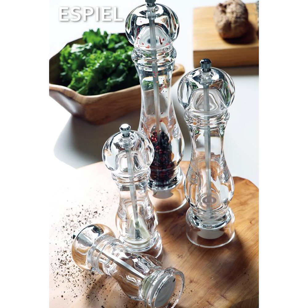 Μύλος Πιπεριού Αλατιού 22Εκ Espiel Ακρυλικός Lhs108K4 Home Είδη Σερβιρίσματος Αλατοπίπερα - Λαδόξυδα Spitishop
