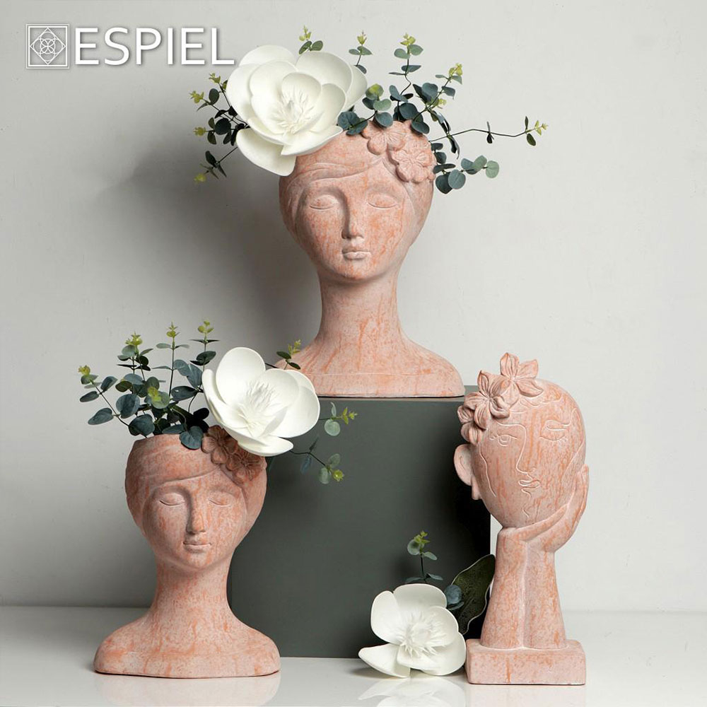 Κασπώ (34X24X45) Espiel Σομόν Kun308 Home Κήπος Spitishop