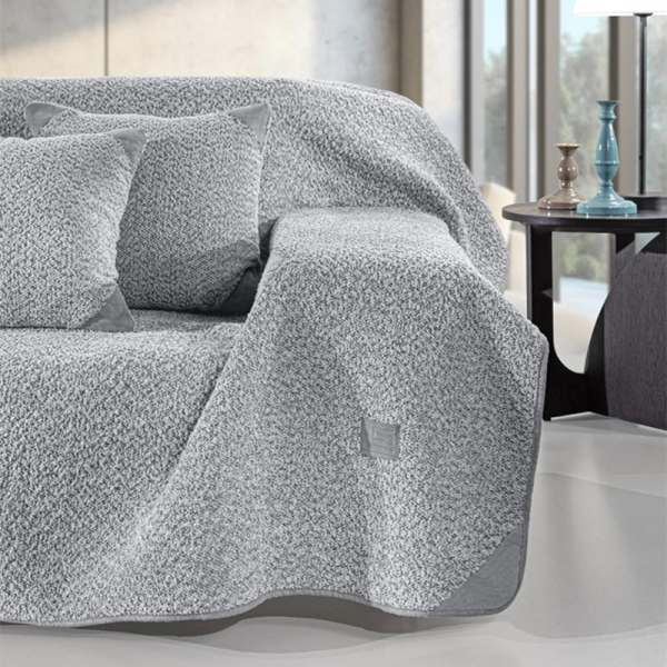 Ριχτάρι Καναπέ Τριθέσιου (170x300) Guy Laroche Lama Silver