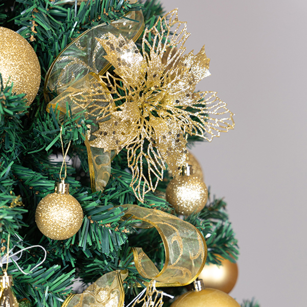 Χριστουγεννιάτικα Στολίδια Με Κορυφή (Σετ 120τμχ) Eurolamp 600-46528