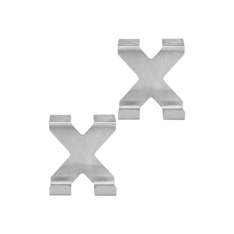 Κρεμαστράκια Πόρτας (Σετ 2τμχ) Estia Ίνοξ 02-25748