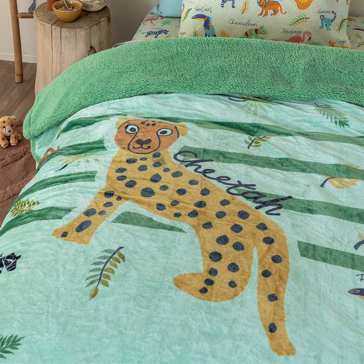 Κουβέρτα Fleece Μονή με Γουνάκι (160X220) Palamaiki Sw100 Home Παιδικά Λευκά Είδη Παιδικές Κουβέρτες Spitishop