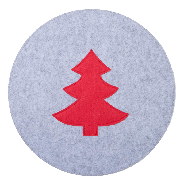 Χριστουγεννιάτικα Σουπλά (Σετ 2τμχ) Nef-Nef Homeware Felt Tree Grey