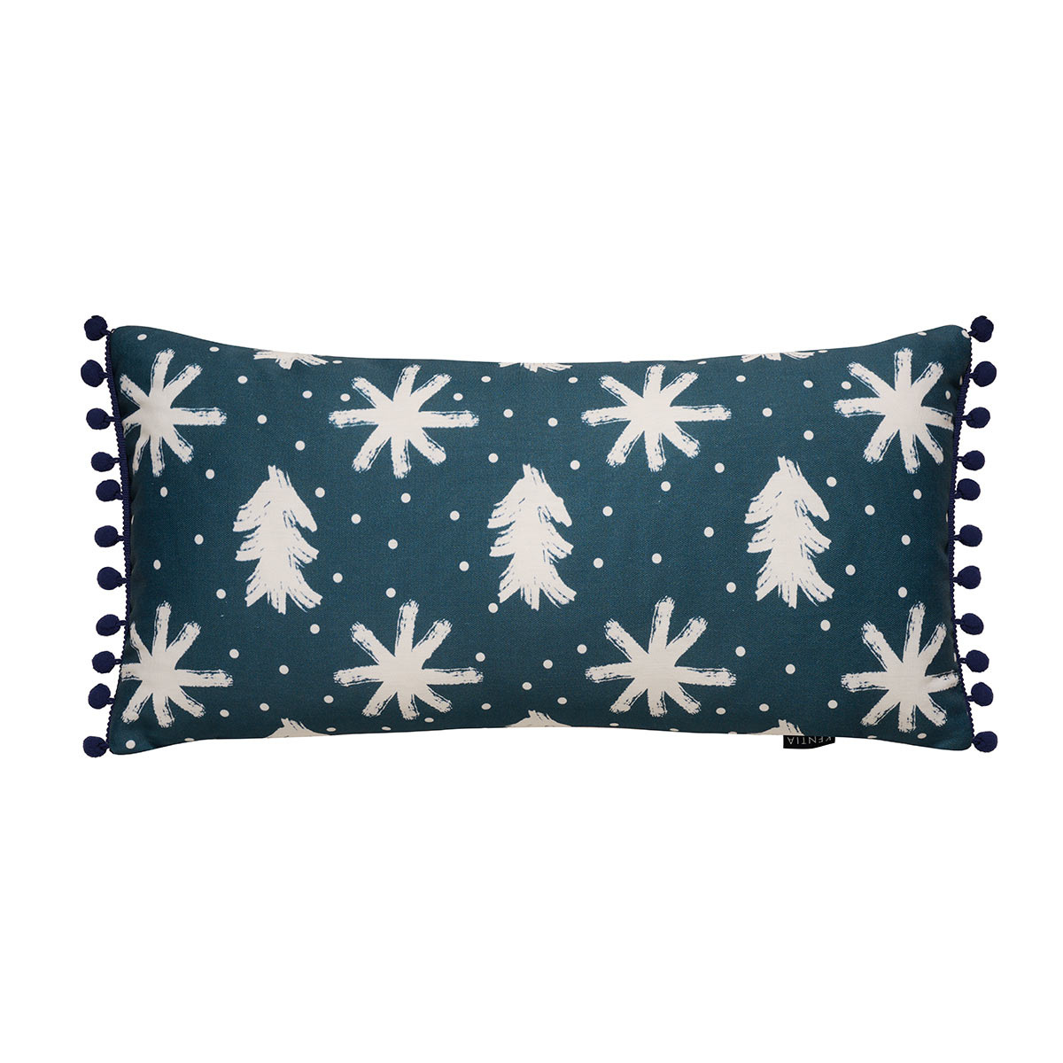 Χριστουγεννιάτικο Μαξιλάρι 2 Όψεων (30X60) Kentia Loft Snow 2424 Home Χριστουγεννιάτικα Μαξιλάρια Spitishop