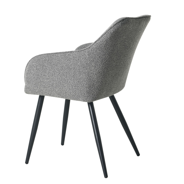 Καρέκλα Τραπεζαρίας (57x61x85) Spitishop Cadair Bukle Grey