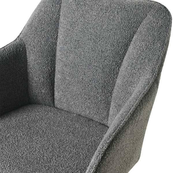 Καρέκλα Τραπεζαρίας (57x61x85) Spitishop Cadair Bukle Grey