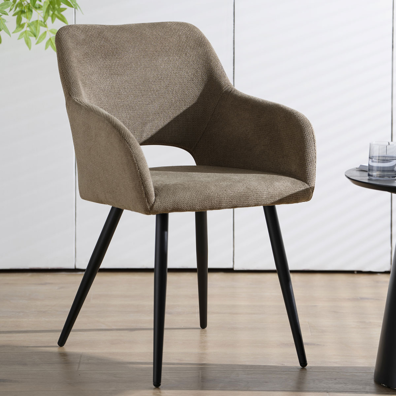 Καρέκλα Τραπεζαρίας (60.5x55x83) Spitishop Tiyana Beige