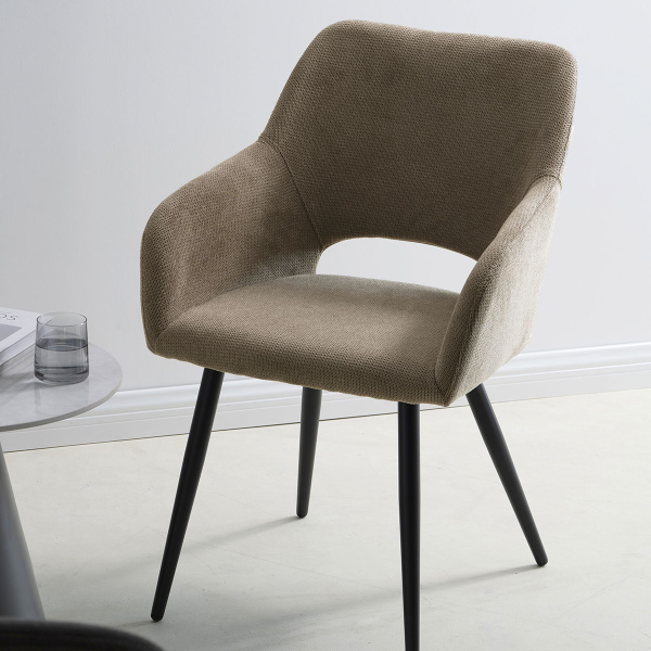 Καρέκλα Τραπεζαρίας (60.5x55x83) Spitishop Tiyana Beige