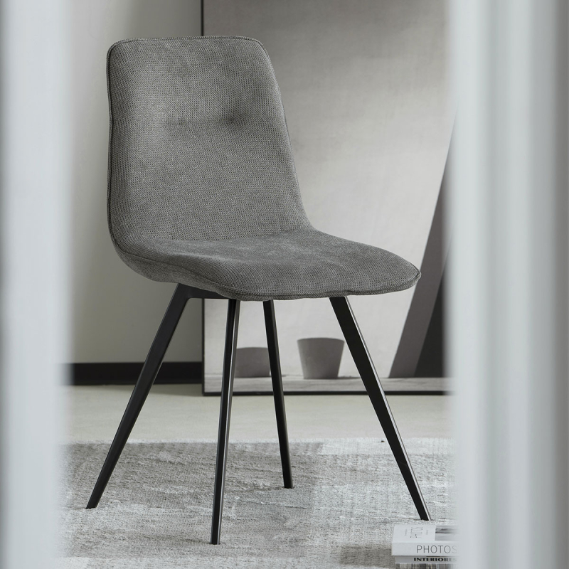 Καρέκλα Τραπεζαρίας (53x46x88) Spitishop Apyka Grey