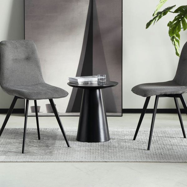 Καρέκλα Τραπεζαρίας (53x46x88) Spitishop Apyka Grey