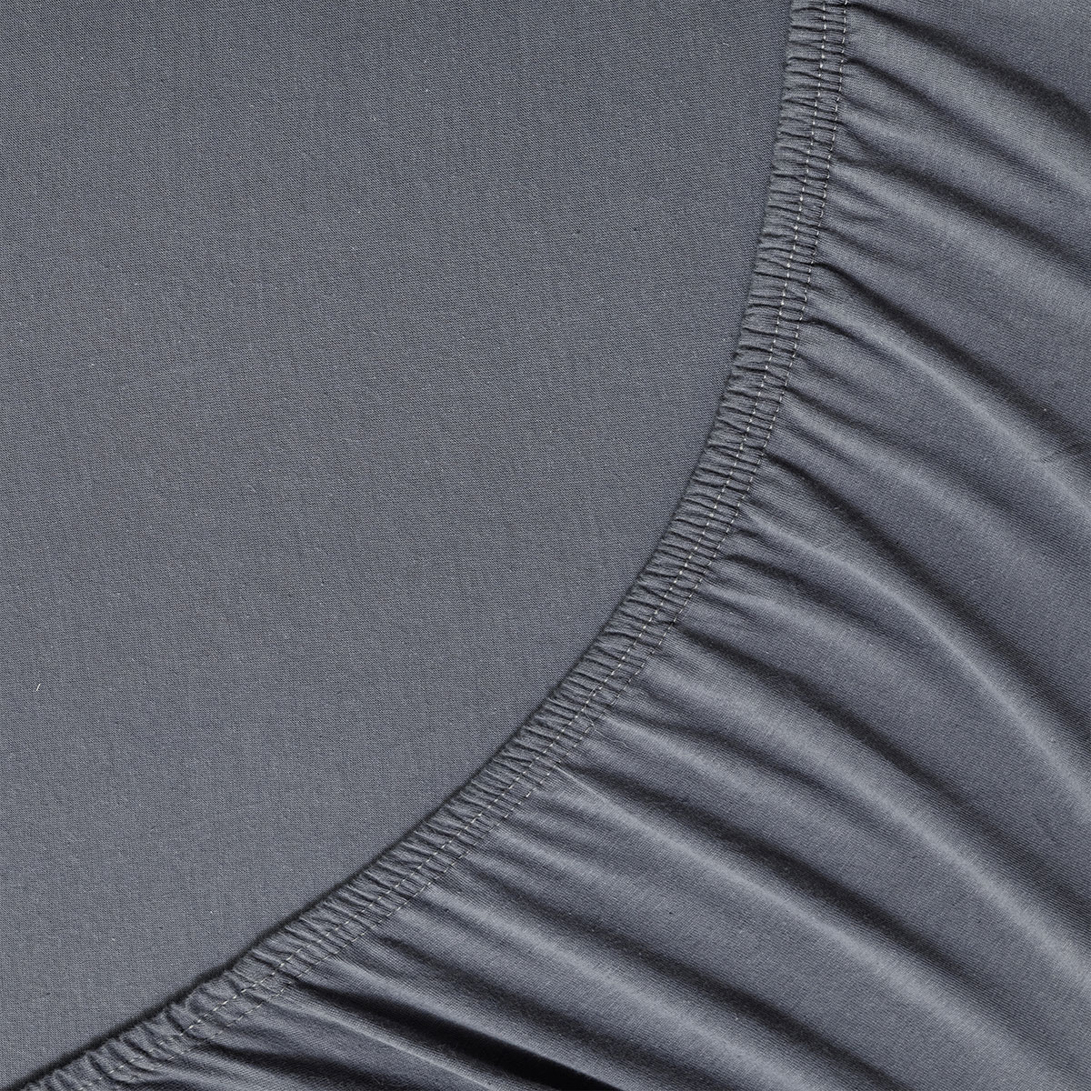 Σεντόνι Μακό Μονό με Λάστιχο (100X200+40) La Luna Charcoal Grey Home Λευκά Είδη Κρεβατοκάμαρας Σεντόνια Μονά Spitishop