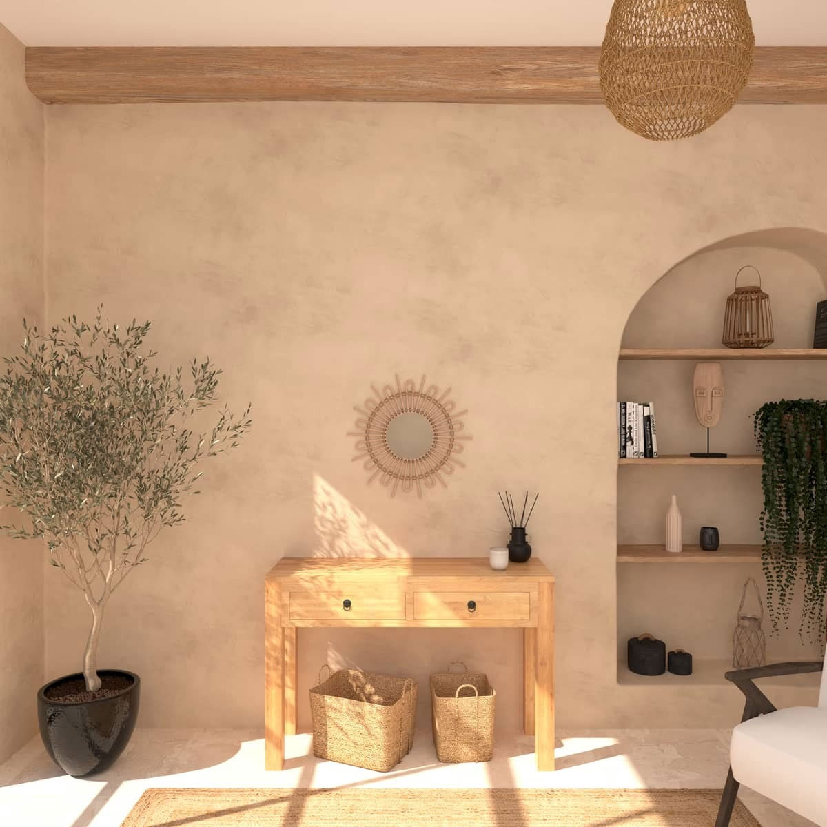 Διακοσμητικός Καθρέφτης Τοίχου (Φ51) A-S Sun 162202 Home Διακόσμηση Καθρέφτες Spitishop