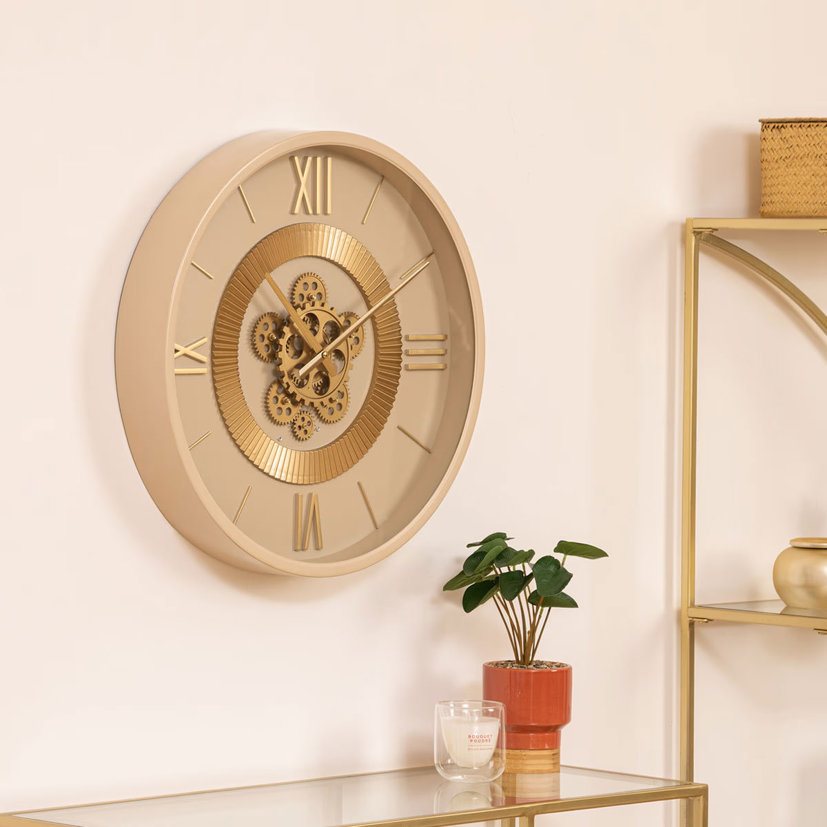 Ρολόι Τοίχου (Φ50) A-S Giuliana 205607 Home Διακόσμηση Ρολόγια & Επιτραπέζια Spitishop